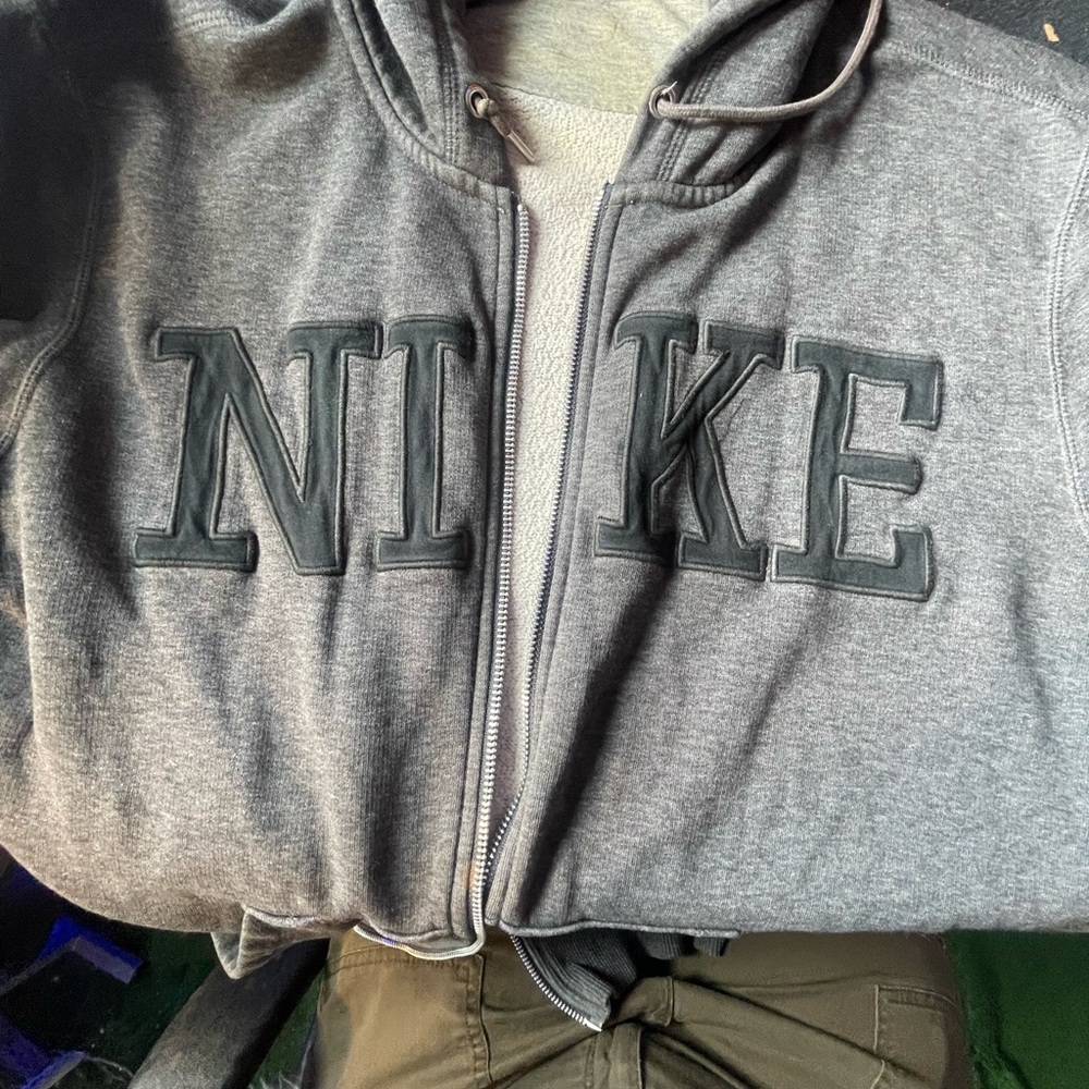 Vintage Grey Nike Hoodie